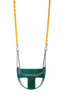 CoPoly Half Bucket Swing Seat with Fully Coated Chain